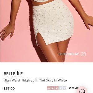 Oh polly embellished skirt